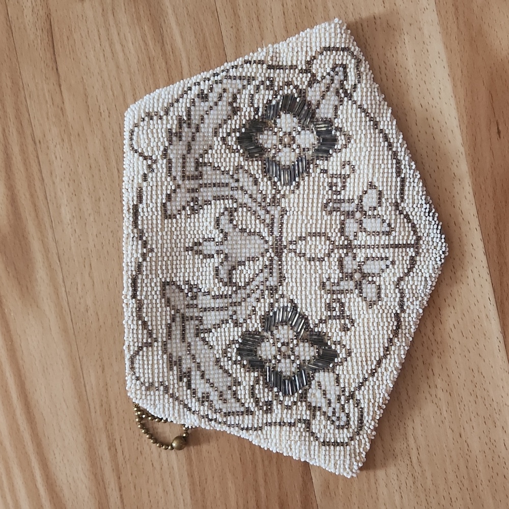 Beaded pouch